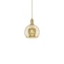 Innovations Lighting Athens 8" Wide Mini Pendant Brushed Brass / Mercury