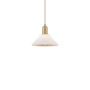 Innovations Lighting Orwell 9" Wide Mini Pendant Brushed Brass / Matte White