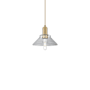 Innovations Lighting Orwell 9" Wide Mini Pendant Brushed Brass / Clear