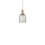 Innovations Lighting Caledonia 5" Wide Mini Pendant Brushed Brass / Charcoal