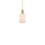 Innovations Lighting Hadley 5" Wide Mini Pendant Brushed Brass / Matte White