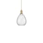 Innovations Lighting Waverly 8" Wide Mini Pendant Brushed Brass / Clear