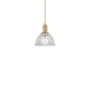 Innovations Lighting Arietta 8" Wide Mini Pendant Brushed Brass / Clear