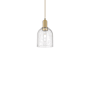 Innovations Lighting Bella 6" Wide Mini Pendant Brushed Brass / Seedy