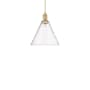 Innovations Lighting Berkshire Glass 12" Wide Pendant Brushed Brass / Seedy