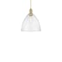 Innovations Lighting Bristol 12" Wide Pendant Brushed Brass / Seedy
