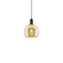 Innovations Lighting Athens 8" Wide Mini Pendant Matte Black / Mercury