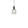 Innovations Lighting Caledonia 5" Wide Mini Pendant Matte Black / Mica