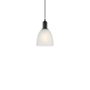 Innovations Lighting Castile 6" Wide Mini Pendant Matte Black / White