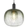 Innovations Lighting Brookhaven Sphere 10" Wide Cord Hung Mini Pendant with Slate Glass Shade Matte Black
