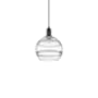 Innovations Lighting Rochester 10" Wide Mini Pendant Matte Black / Clear