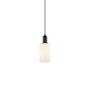 Innovations Lighting Clymer 5" Wide Mini Pendant Matte Black / Matte White