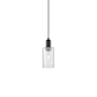 Innovations Lighting Clymer 5" Wide Mini Pendant Matte Black / Seedy