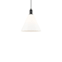 Innovations Lighting Berkshire Glass 12" Wide Pendant Matte Black / Matte White