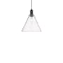 Innovations Lighting Berkshire Glass 12" Wide Pendant Matte Black / Seedy