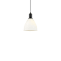 Innovations Lighting Bristol 8" Wide Mini Pendant Matte Black / Matte White