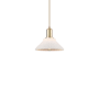 Innovations Lighting Orwell 9" Wide Mini Pendant Champagne Bronze / Matte White