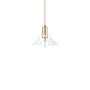 Innovations Lighting Orwell 9" Wide Mini Pendant Champagne Bronze / Clear