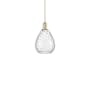 Innovations Lighting Waverly 8" Wide Mini Pendant Champagne Bronze / Clear
