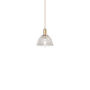 Innovations Lighting Arietta 8" Wide Mini Pendant Champagne Bronze / Clear
