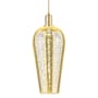 Innovations Lighting Chelsea 8" Wide Mini Pendant with Ribbed Mercury Glass Shade Champagne Bronze