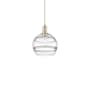 Innovations Lighting Rochester 10" Wide Mini Pendant Champagne Bronze / Clear