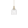 Innovations Lighting Bella 6" Wide Mini Pendant Champagne Bronze / Seedy