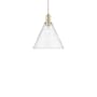 Innovations Lighting Berkshire Glass 12" Wide Pendant Champagne Bronze / Clear