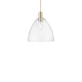 Innovations Lighting Bristol 12" Wide Pendant Champagne Bronze / Clear