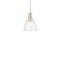 Innovations Lighting Bristol 8" Wide Mini Pendant Champagne Bronze / Seedy
