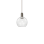 Innovations Lighting Athens 8" Wide Mini Pendant Oil Rubbed Bronze / Clear