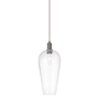Innovations Lighting Chelsea 8" Wide Mini Pendant Oil Rubbed Bronze / Clear Deco Swirl