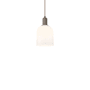 Innovations Lighting Bella 6" Wide Mini Pendant Oil Rubbed Bronze / White