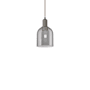 Innovations Lighting Bella 6" Wide Mini Pendant Oil Rubbed Bronze / Light Smoke