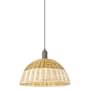 Innovations Lighting Natural Ballston Dome 16" Wide Pendant Oil Rubbed Bronze / Natural