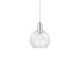 Innovations Lighting Athens 8" Wide Mini Pendant Polished Chrome / Clear