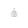 Innovations Lighting Athens 8" Wide Mini Pendant Polished Chrome / Seedy
