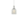 Innovations Lighting Caledonia 5" Wide Mini Pendant Polished Chrome / Mouchette