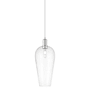 Innovations Lighting Chelsea 8" Wide Mini Pendant Polished Chrome / Clear Deco Swirl
