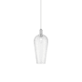 Innovations Lighting Chelsea 8" Wide Mini Pendant Polished Chrome / Seedy Deco Swirl