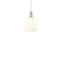 Innovations Lighting Bella 6" Wide Mini Pendant Polished Chrome / White