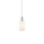 Innovations Lighting Clymer 5" Wide Mini Pendant Polished Chrome / Matte White