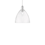 Innovations Lighting Bristol 12" Wide Pendant Polished Chrome / Clear