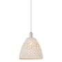 Innovations Lighting Natural Ballston Dome 12" Wide Pendant Polished Chrome / Natural