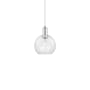 Innovations Lighting Athens 8" Wide Mini Pendant Polished Nickel / Clear
