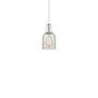 Innovations Lighting Caledonia 5" Wide Mini Pendant Polished Nickel / Mouchette