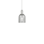 Innovations Lighting Caledonia 5" Wide Mini Pendant Polished Nickel / Charcoal