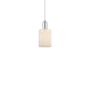 Innovations Lighting Hadley 5" Wide Mini Pendant Polished Nickel / Matte White
