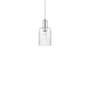 Innovations Lighting Hadley 5" Wide Mini Pendant Polished Nickel / Clear
