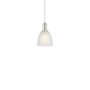 Innovations Lighting Castile 6" Wide Mini Pendant Polished Nickel / White